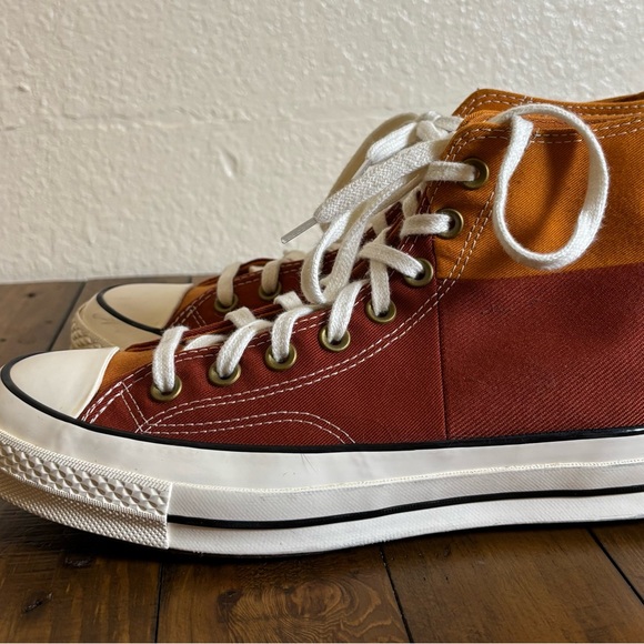 Converse Chuck 70 Hi Men's 7 / Women’s 9 Monarch Rugged Orange/Egret Sneaker - Picture 6 of 12